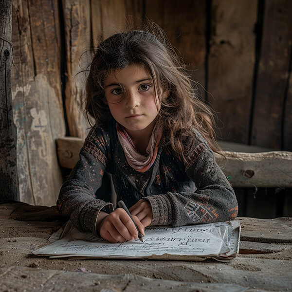 Roma Girl in Albania